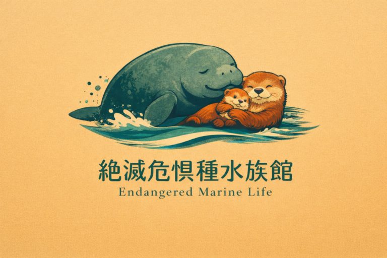 絶滅危惧種水族館ロゴ