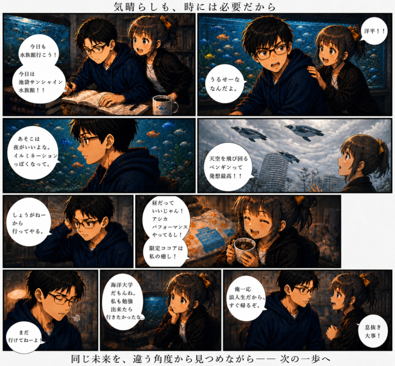 池袋サンシャインに行く漫画!